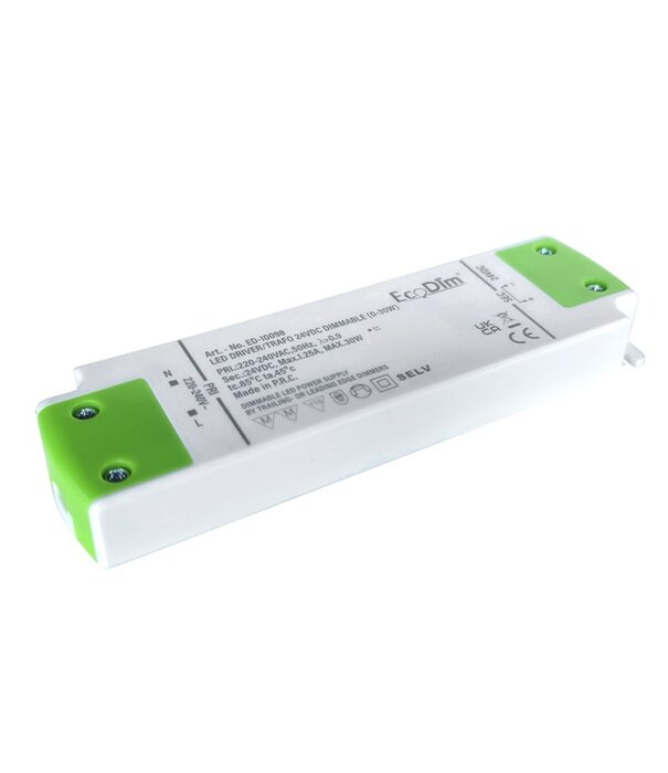 ED-10098 Led-Treiber/Trafo 24V DC dimmbar (0-30W)