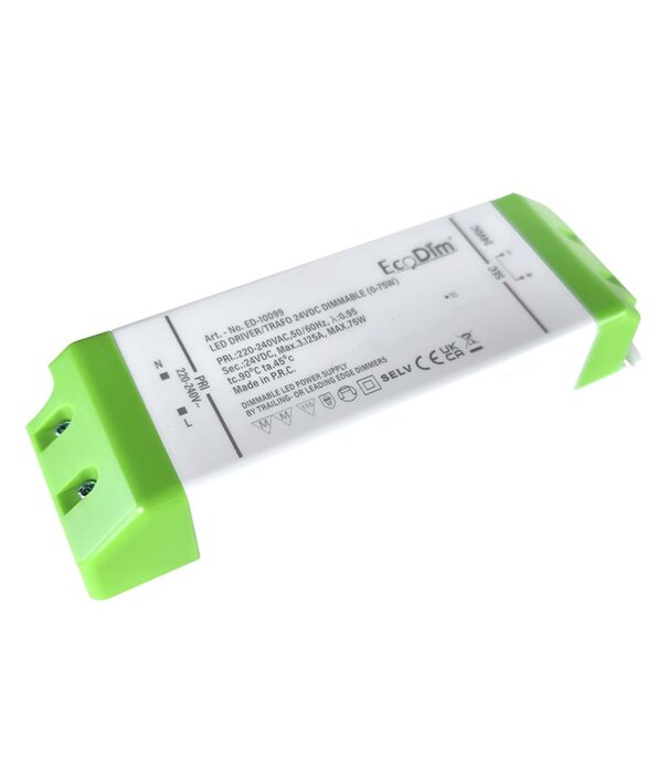 ED-10099 Led driver/trafo 24V DC dimbaar (0-75W)