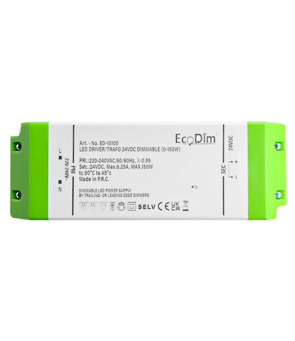 ED-10100 Led driver/trafo 24V DC dimmable (0-150W)