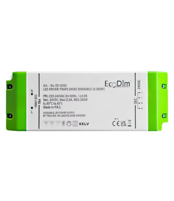 ED-10102 Led driver/trafo LED 24V DC dimmable (0-300W)