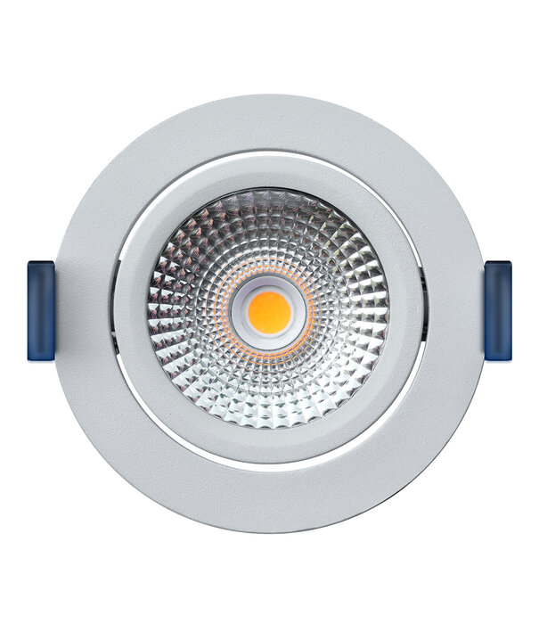 ED-10022 Led-Einbaustrahler kleine Einbautiefe IP54 gedimmt bis warm, rund, weiß, 75mm