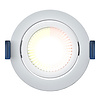 ED-10022 Spot encastré à diodes électroluminescentes, petit encastré, IP54, gradué à chaud, rond, blanc, 75mm