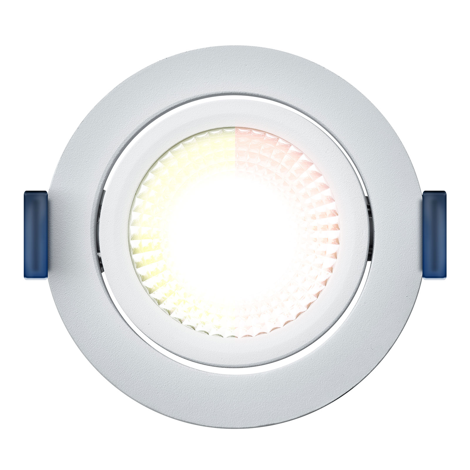 ED-10022 Led inbouwspot kleine inbouwdiepte IP54 dim to warm, rond, wit, 75mm
