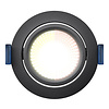 ED-10023 Led-Einbaustrahler kleine Einbautiefe IP54 gedimmt bis warm, rund, schwarz, 75mm