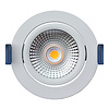 ED-10028 Spot encastré à diodes électroluminescentes petit encastrement IP54 blanc chaud, rond, blanc, 75mm