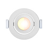 ED-10058 Led-Einbaustrahler kleine Einbautiefe IP54 gedimmt bis warm, rund, weiß, 55mm