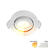 ED-10058 Led-Einbaustrahler kleine Einbautiefe IP54 gedimmt bis warm, rund, weiß, 55mm