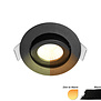 ED-10060 Led recessed spotlight small recessed depth IP54 dim to warm, round, black, 55mm