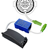 ED-10061 Spot encastré à diodes électroluminescentes petit encastrement IP54 blanc chaud, rond, blanc, 55mm