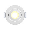 ED-10061 Led inbouwspot kleine inbouwdiepte IP54 warm wit, rond, wit, 55mm