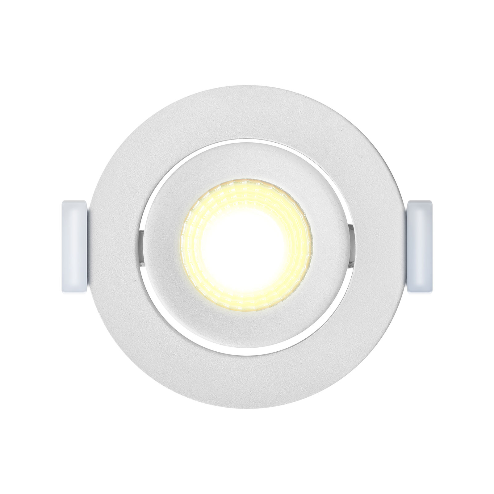 ED-10061 Led inbouwspot kleine inbouwdiepte IP54 warm wit, rond, wit, 55mm