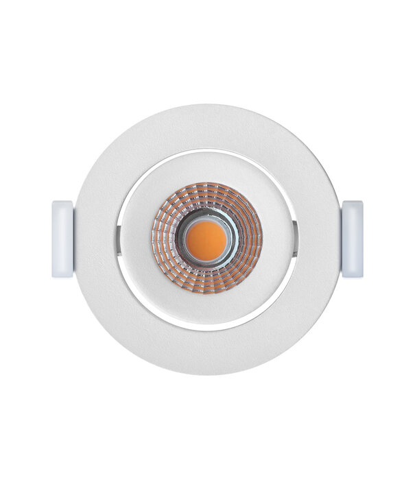 ED-10061 Led recessed spotlight small recessed depth IP54 warm white, round, white, 55mm
