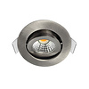 ED-10063 Led-Einbaustrahler kleine Einbautiefe IP54 warmweiß, rund, Nickel gebürstet, 55mm