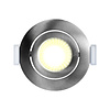 ED-10063 Led-Einbaustrahler kleine Einbautiefe IP54 warmweiß, rund, Nickel gebürstet, 55mm