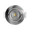 ED-10063 Led-Einbaustrahler kleine Einbautiefe IP54 warmweiß, rund, Nickel gebürstet, 55mm