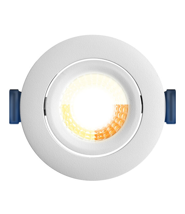 ED-10081 Led recessed spotlight small recessed depth IP65, CCT 2700K/3000K/4000K round, white, 68mm