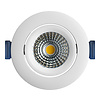 ED-10081 Spot à Led encastré petite profondeur IP65, CCT 2700K/3000K/4000K rond, blanc, 68mm