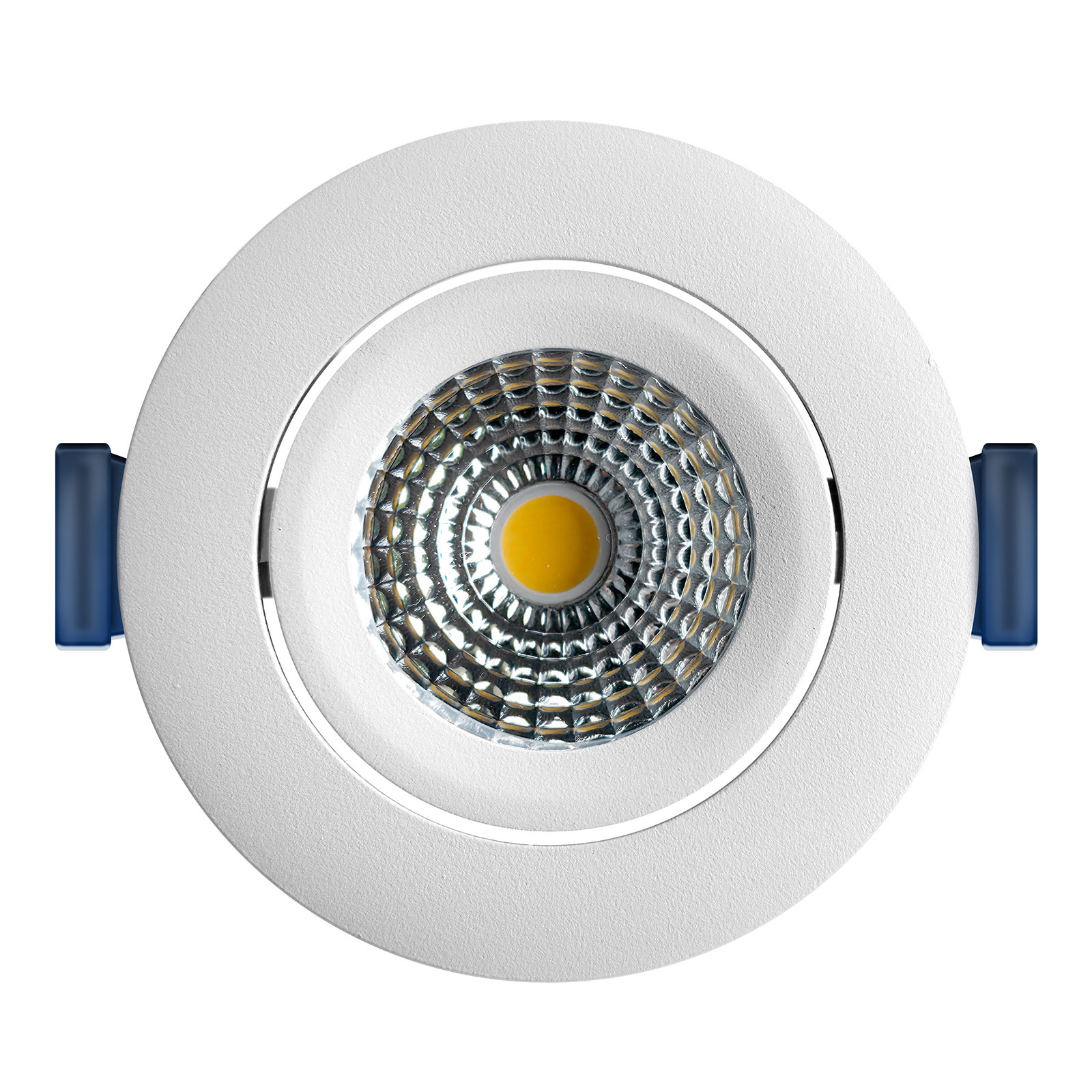 ED-10081 Led inbouwspot kleine inbouwdiepte IP65, CCT 2700K/3000K/4000K rond, wit, 68mm