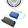 ED-10081 Led inbouwspot kleine inbouwdiepte IP65, CCT 2700K/3000K/4000K rond, wit, 68mm