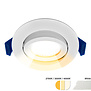 ED-10081 Led inbouwspot kleine inbouwdiepte IP65, CCT 2700K/3000K/4000K rond, wit, 68mm