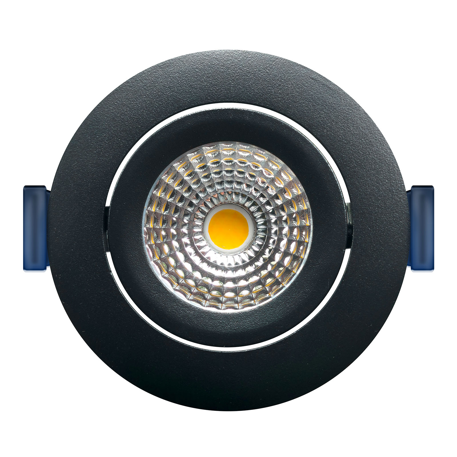 ED-10082 Led-Einbaustrahler kleine Einbautiefe IP65, CCT 2700K/3000K/4000K rund, schwarz, 68mm