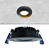 ED-10082 Led recessed spotlight small recessed depth IP65, CCT 2700K/3000K/4000K round, black, 68mm