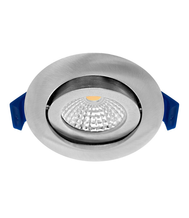 ED-10093 Spot à Led encastré petite profondeur IP65, CCT 2700K/3000K/4000K rond, acier inoxydable, 68mm