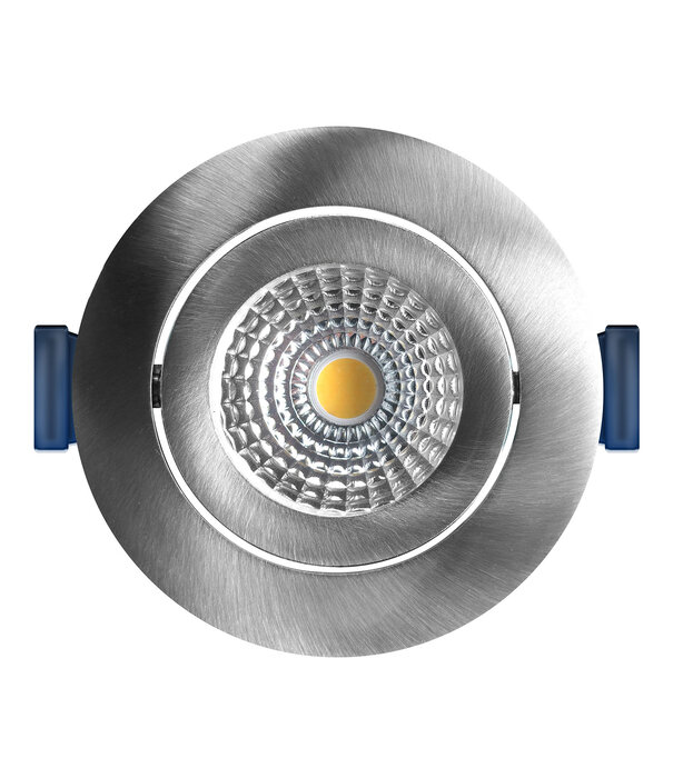 ED-10093 Led recessed spotlight small recessed depth IP65, CCT 2700K/3000K/4000K round, stainless steel, 68mm