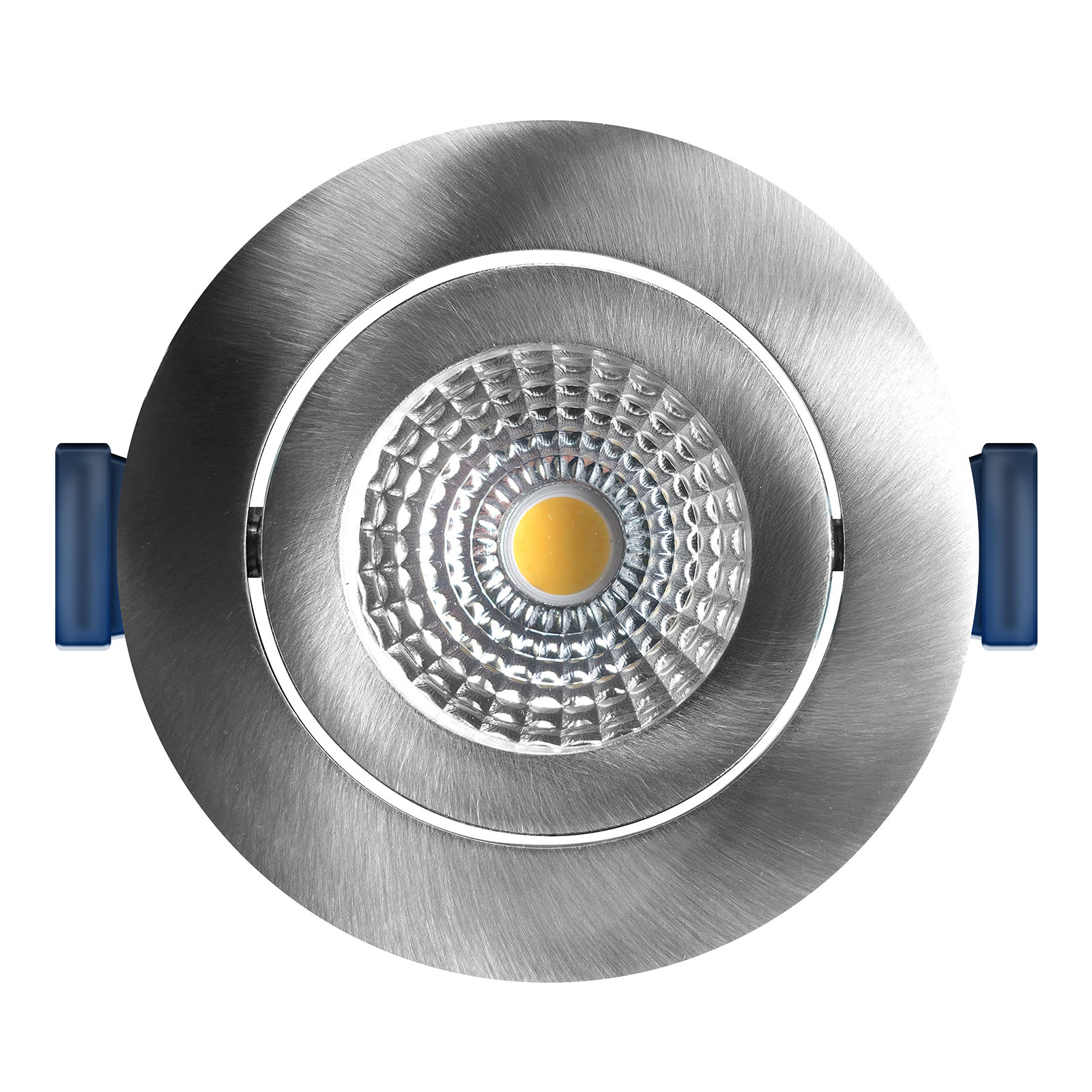 ED-10093 Spot à Led encastré petite profondeur IP65, CCT 2700K/3000K/4000K rond, acier inoxydable, 68mm