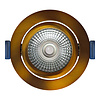 ED-10094 Led recessed spotlight small recessed depth IP54, CCT 2700K/3000K/DTW, round, bronze, 75mm