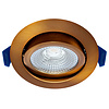 ED-10094 Led recessed spotlight small recessed depth IP54, CCT 2700K/3000K/DTW, round, bronze, 75mm