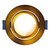 ED-10094 Led recessed spotlight small recessed depth IP54, CCT 2700K/3000K/DTW, round, bronze, 75mm
