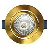 ED-10095 Led recessed spotlight small recessed depth IP54, CCT 2700K/3000K/DTW, round, gold/brass, 75mm