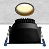 ED-10097 Led recessed downlight deepened IP54, CCT 2700K/3000K/DTW, round, black, 90mm