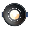 ED-10097 Led recessed downlight deepened IP54, CCT 2700K/3000K/DTW, round, black, 90mm