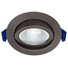 ED-10104 Led-Einbaustrahler kleine Einbautiefe IP54, CCT 2700K/3000K/DTW, rund, gun metal, 75mm