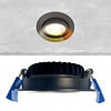 ED-10104 Led-Einbaustrahler kleine Einbautiefe IP54, CCT 2700K/3000K/DTW, rund, gun metal, 75mm