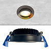 ED-10104 Led recessed spotlight small recessed depth IP54, CCT 2700K/3000K/DTW, round, gun metal, 75mm