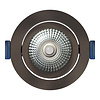 ED-10104 Led recessed spotlight small recessed depth IP54, CCT 2700K/3000K/DTW, round, gun metal, 75mm