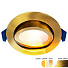 ED-10095 Led-Einbaustrahler kleine Einbautiefe IP54, CCT 2700K/3000K/DTW, rund, gold/messing, 75mm