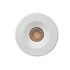 ED-10105 Led inbouwspot mini, IP67, warm wit, rond, wit, 28mm