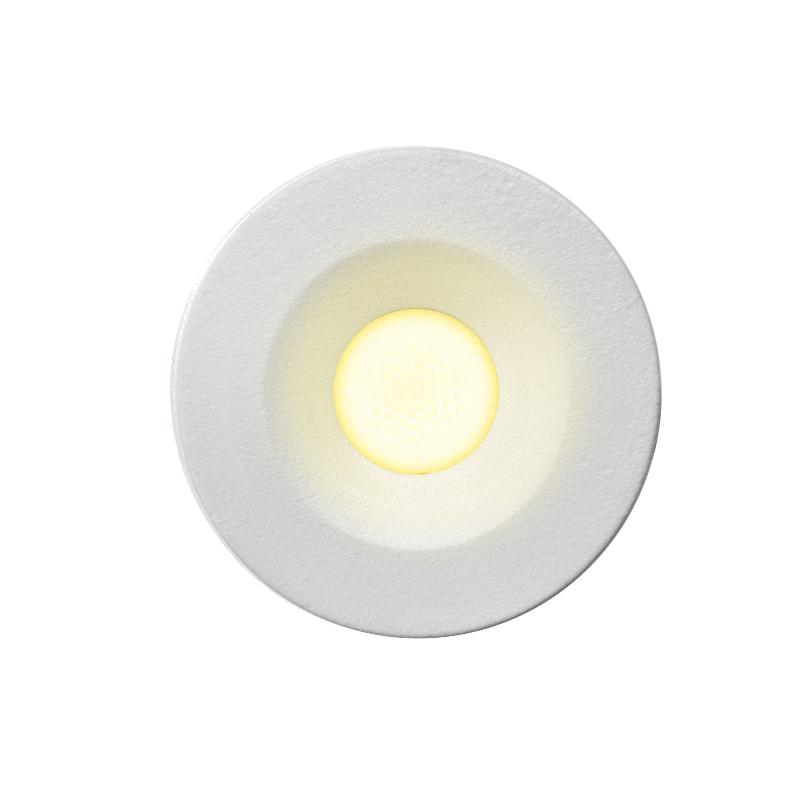 ED-10105 Led recessed spotlight mini, IP67, warm white, round, white, 28mm