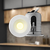 ED-10105 Led recessed spotlight mini, IP67, warm white, round, white, 28mm