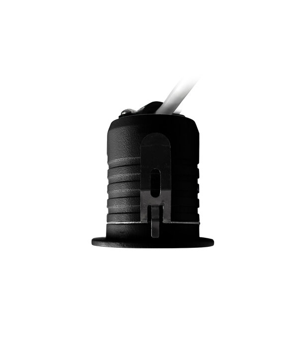 ED-10106 Led-Einbaustrahler mini, IP67, warmweiß, rund, schwarz, 28mm