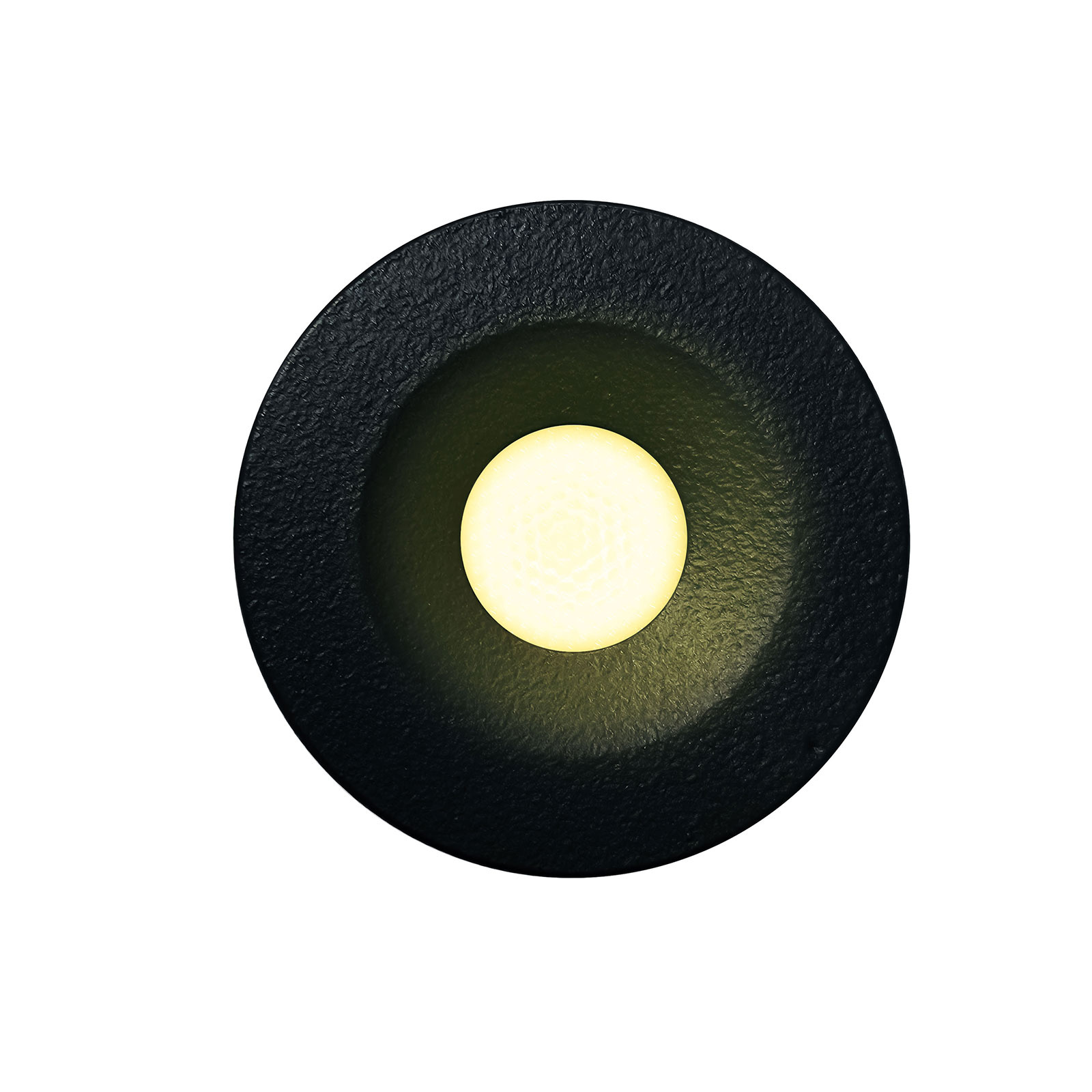 ED-10106 Led recessed spotlight mini, IP67, warm white, round, black, 28mm
