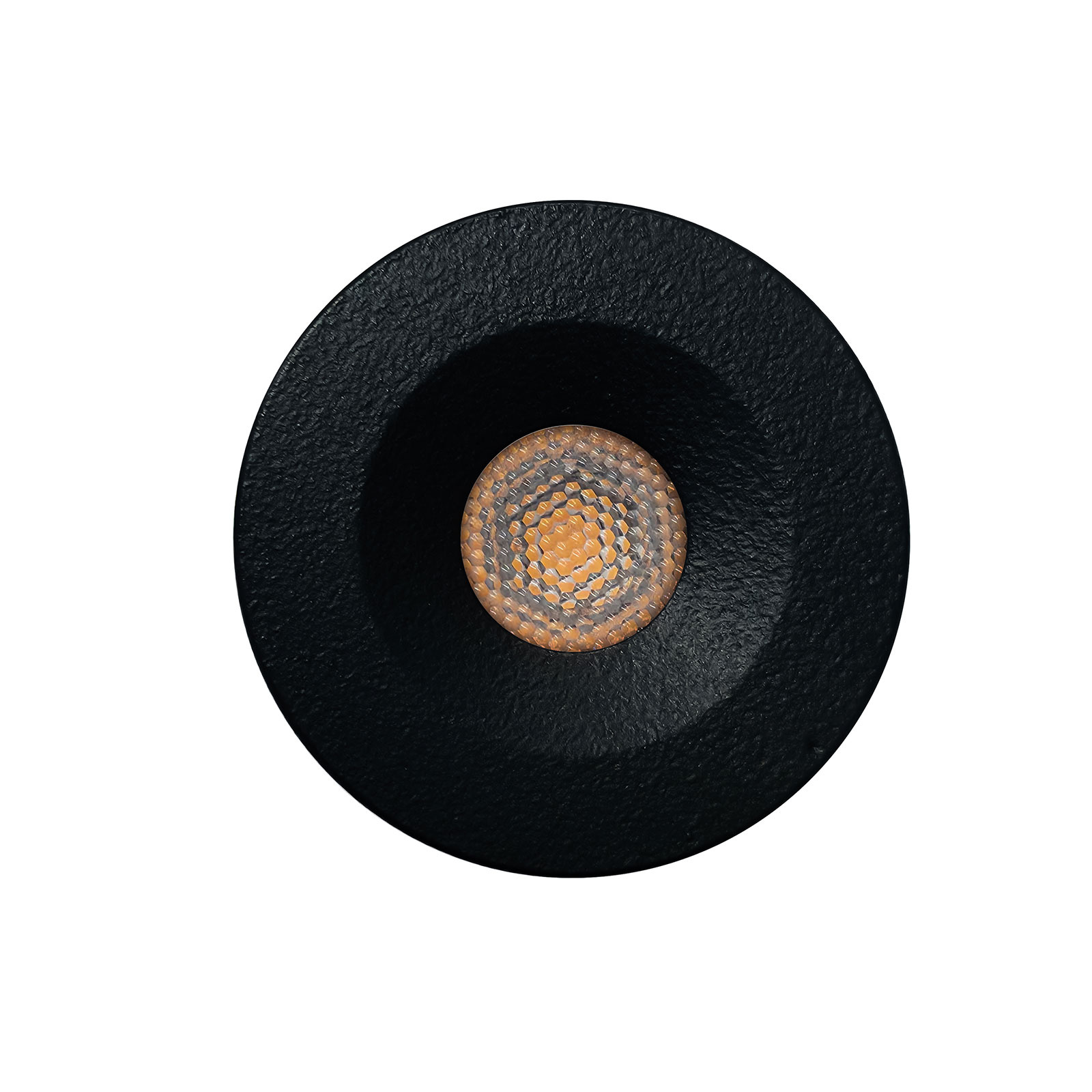 ED-10106 Led recessed spotlight mini, IP67, warm white, round, black, 28mm