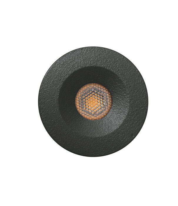 ED-10107 Mini spot encastré à LED, IP67, blanc chaud, rond, anthracite, 28mm