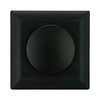 ED-10002B Bouton de variateur avec plaque centrale et cadre noir