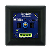 ED-10002B Bouton de variateur avec plaque centrale et cadre noir
