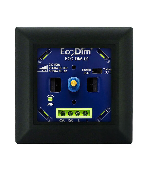ED-10002B Dimmerknopf inkl. Zentralplatte und Rahmen